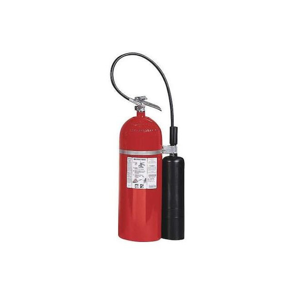 Fire Extinguisher, 20 lb Capacity, Class BC ,UL Rating10B:C ,Carbon Dioxide