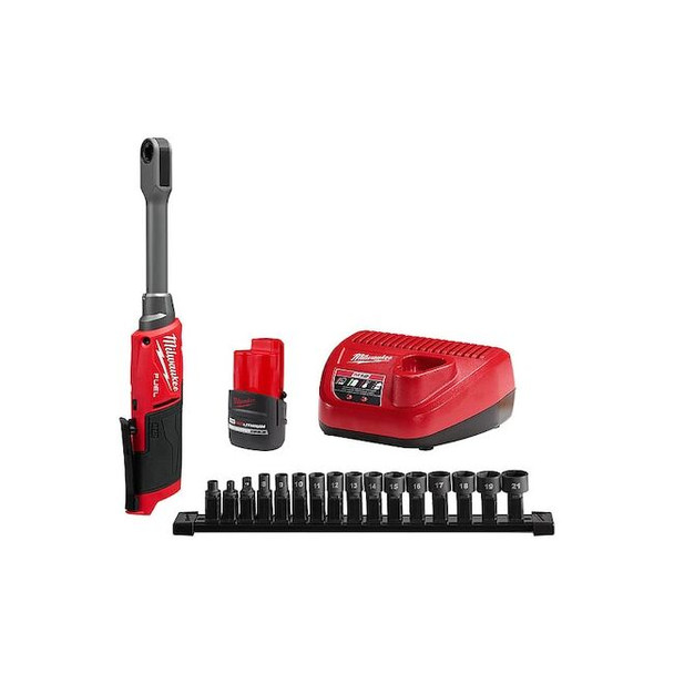 Milwaukee Tool Ratchet Kit, 0.25 in , 0.5 in , 0.375 in, 350RPM 3050-21