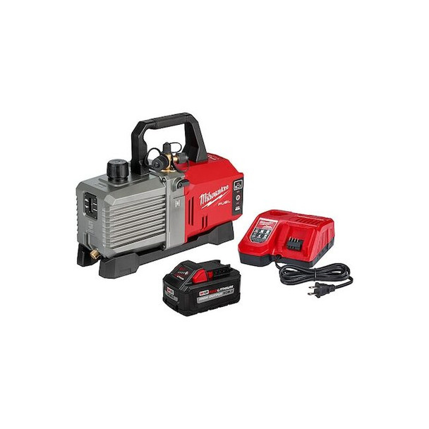 Milwaukee Tool Vacuum Pump Kit, 5 cfm, 25 micron, 18V 2941-21