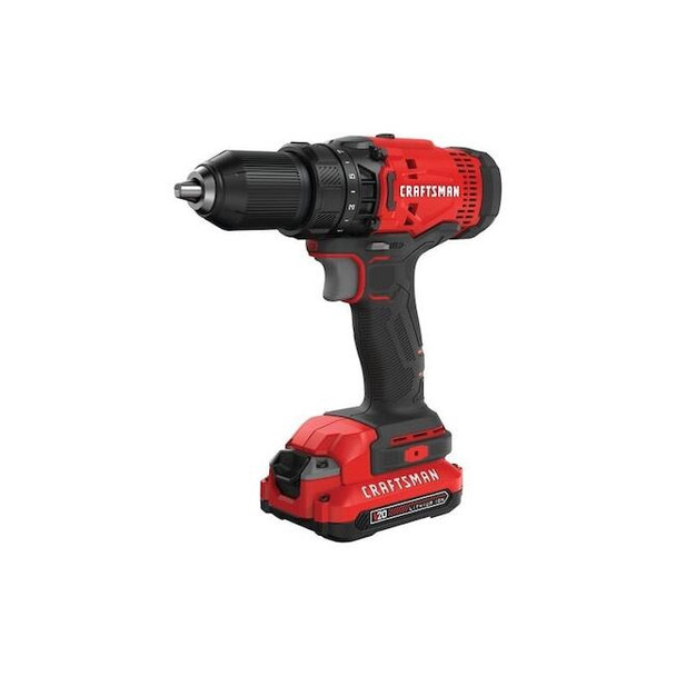 Craftsman Drill/Driver Kit, 1/2 in, 20V DC CMCD700C1