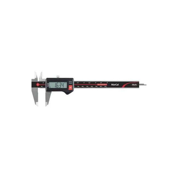 Mahr Digital Caliper,Up to 6in.Range,w/Output 4103012