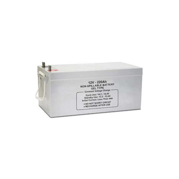 Manufacturer Varies Sealed Lead Acid Battery,12V,250Ah,GEL 47048