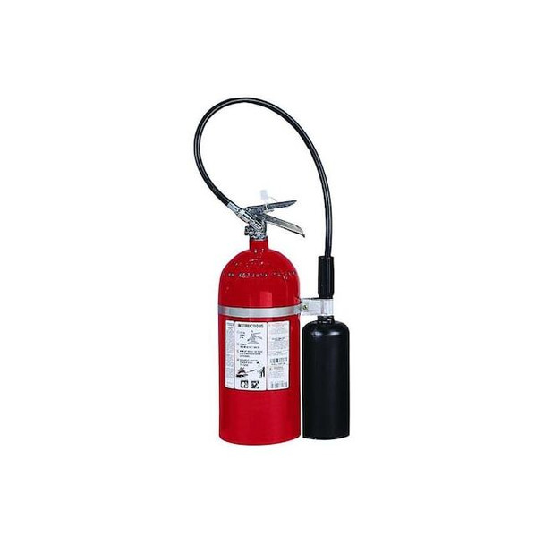 Fire Extinguisher, 10 lb Capacity, Class BC ,UL Rating10B:C ,Carbon Dioxide