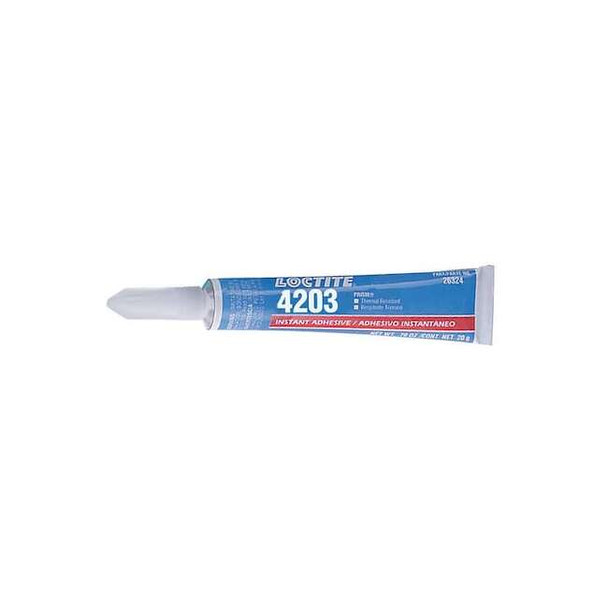 Loctite Instant Adhesive, 4203 Series, Clear, 0.7 oz, Tube 232837