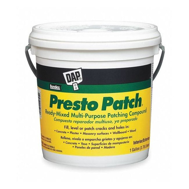 Dap Patching Compound, 1 gal, Pail, Off White, Presto Patch 58555