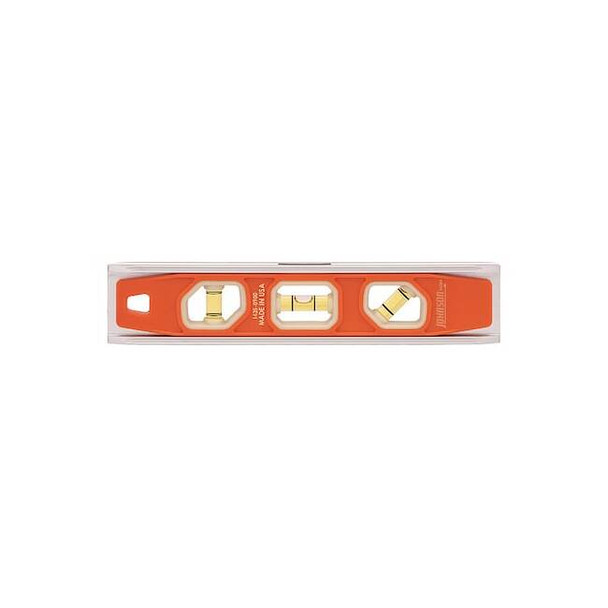 Johnson Level & Tool Magnetic Glo-View Torpedo Level,9 In 1435-0900