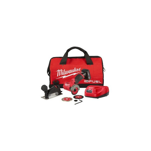 Milwaukee Tool M12 FUEL 3" Compact Cut Off Tool - Kit 2522-21XC