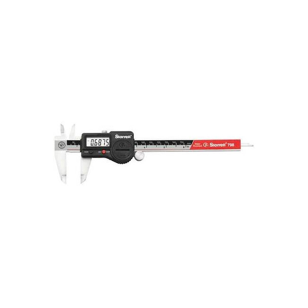 Starrett Electronic Digital Caliper,0 to 6 In 798B-6/150 W/SLC
