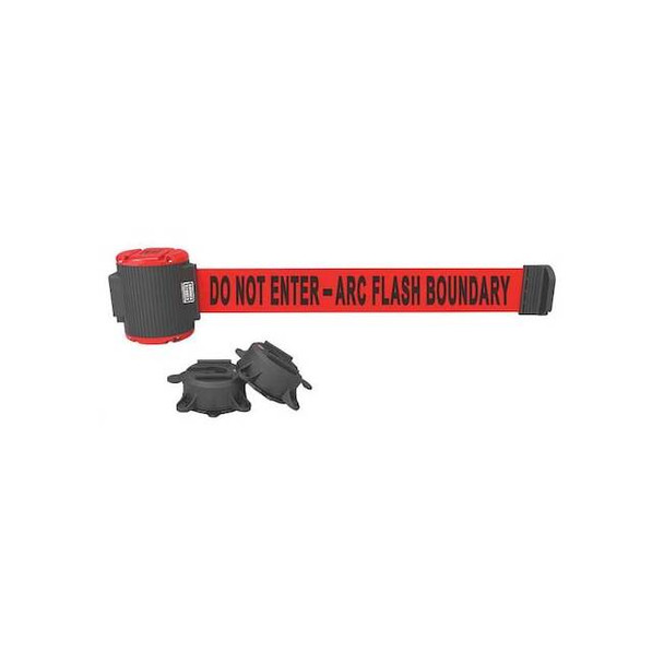 Banner Stakes Mgnetic Belt Barrier,DoNotEnterArcFlash MH5011