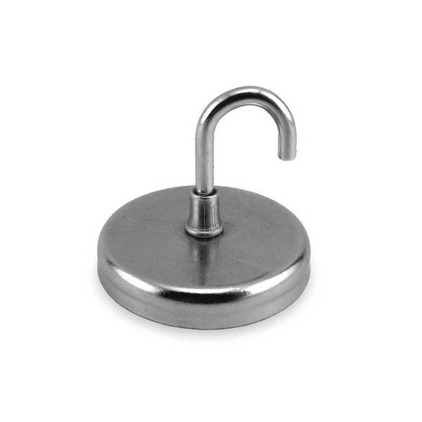 Manufacturer Varies Hook,Silver,Metal,1/4 in D,1 1/4 in H 3DXY3
