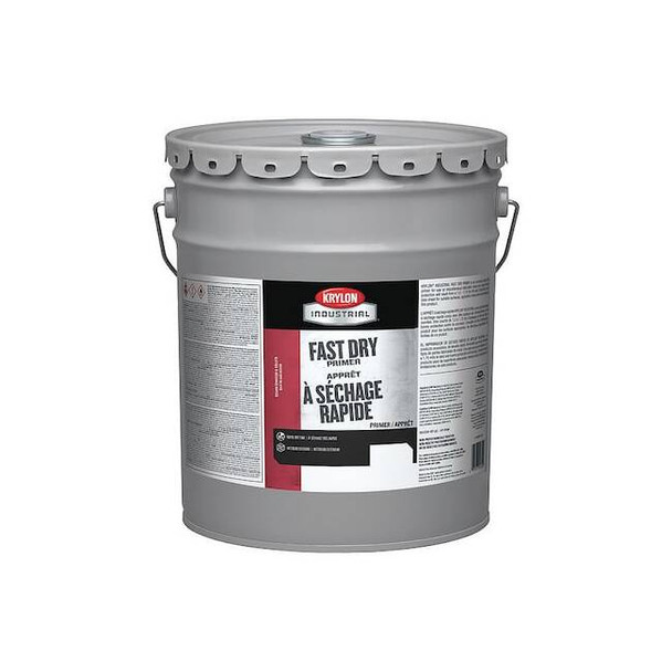 Krylon Primer,Solvent,640 oz.,Gray,5 to 10 min. K00020300-20