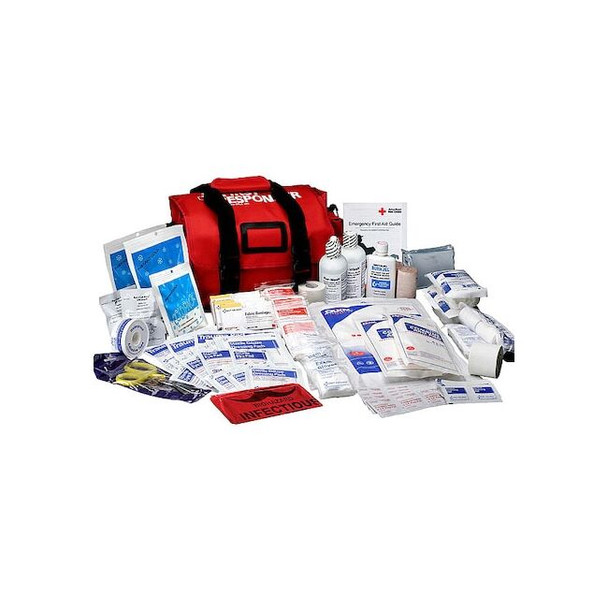 First Responder Kit, Nylon Bag, 113 Components, 50 People Served