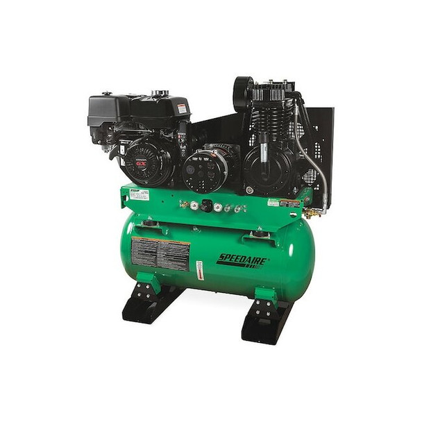 2-in-1 Air Compressor/Generator, 13hp, Gasoline, 30 gallon (AG2-SH13-30GE)