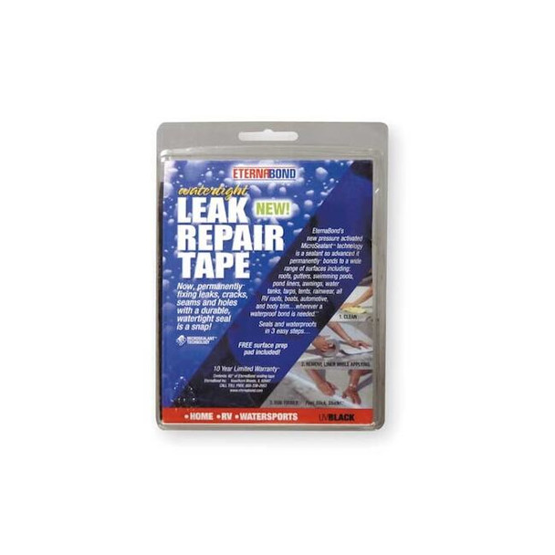 Eternabond Roof Repair Tape Kit,4 In x 5 Ft,Black UVB-4-5 Kit