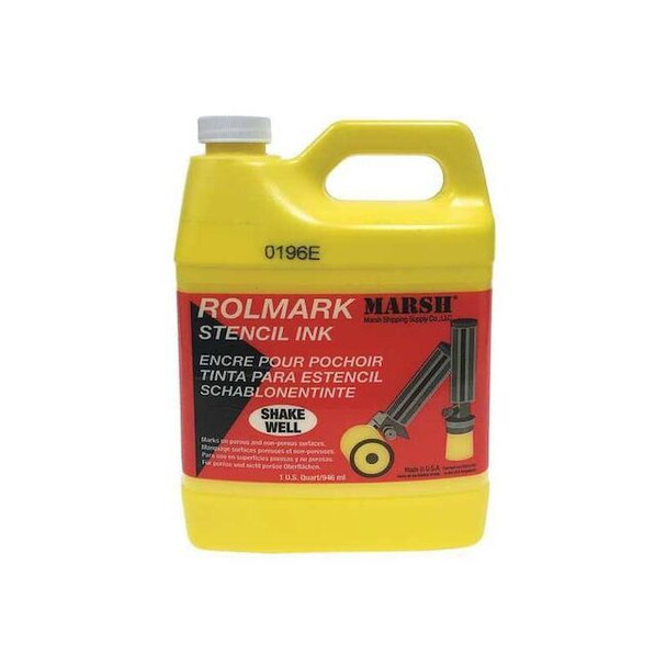 Mssc StencilInk,Ylw,32oz,WaterResistant,Jug 20926