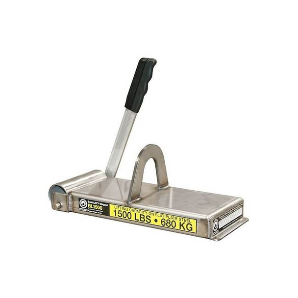 Mag-Mate Lifting Magnet,1500 lb Cap,13-3/4 In OAL BL1500