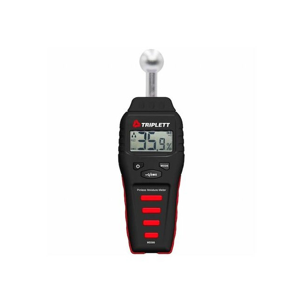 Triplett Moisture Meter,Pinless,4inDepth MS300