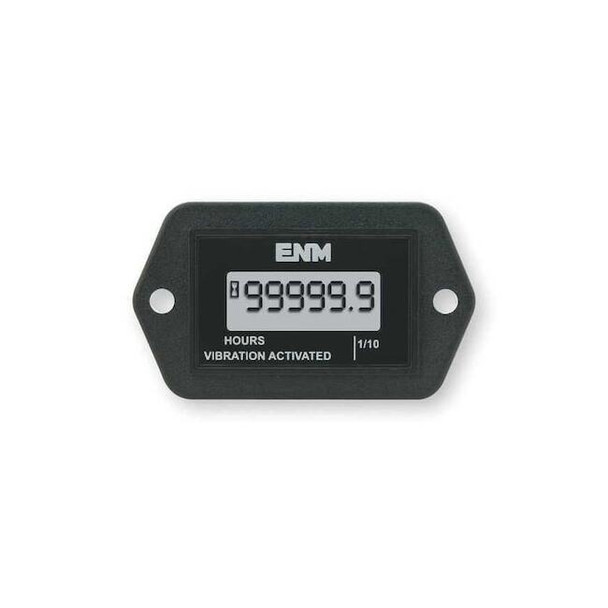 Enm Hour Meter,LCD,Flange,Rectangular T54C1