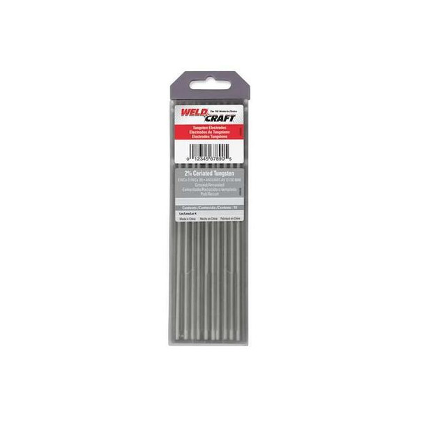 Miller Electric 7" Tungsten Electrode 0.040" Dia., Pk10 WC040X7