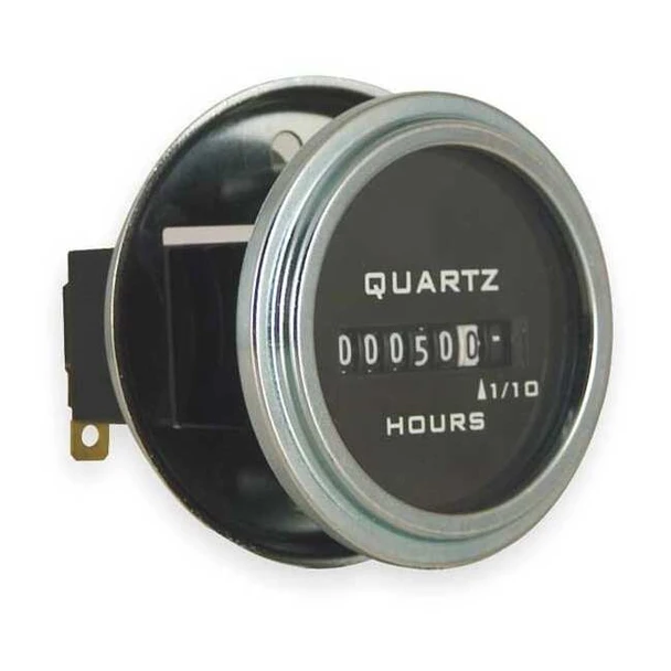 Trumeter Hour Meter,Electrical,Round,10-80VDC 732-0013