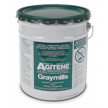 Graymills Solvent,Cleaning,5 Gal M5005-141