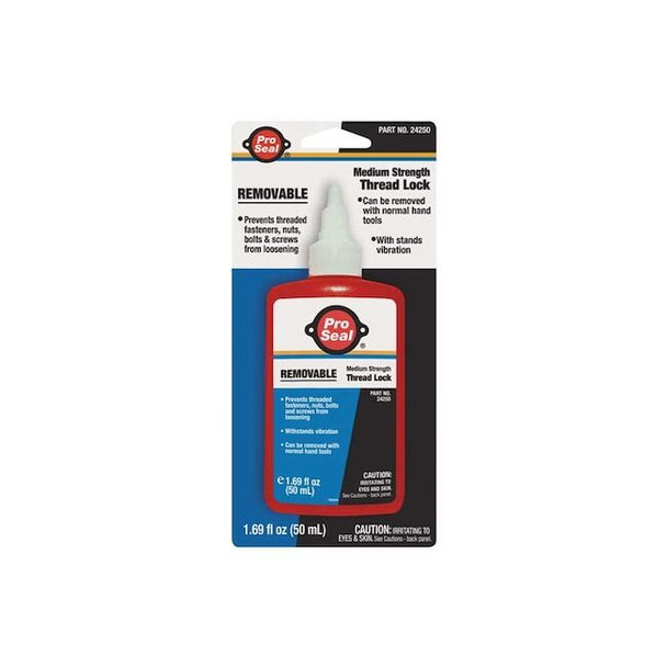 Threadlocker, PRO SEAL ANA-LOK(TM) 42, Blue, Medium, Liquid, 1.69 fl oz, Bottle