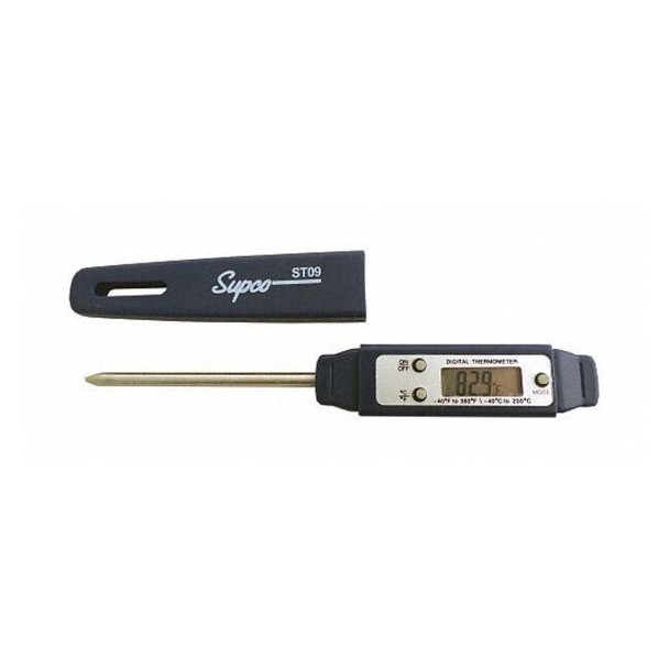 Supco Thermometer,1 In. H,3-1/2 In. W ST09