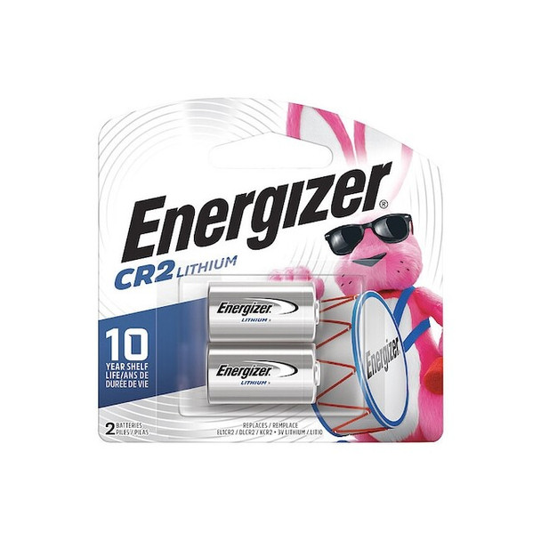Energizer Lithium Battery, CR2 3V DC 2 PK EL1CR2BP2