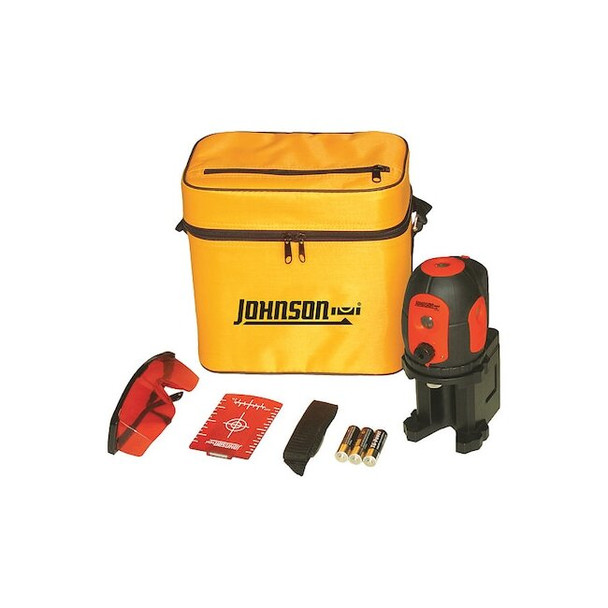 Johnson Level & Tool Dot Laser Level,Int/Ext,Red,200 ft. 40-6680