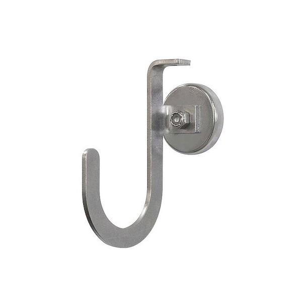 Mag-Mate J-Hook,Silver,Stainless Steel,3 1/4 in D MX2000JH