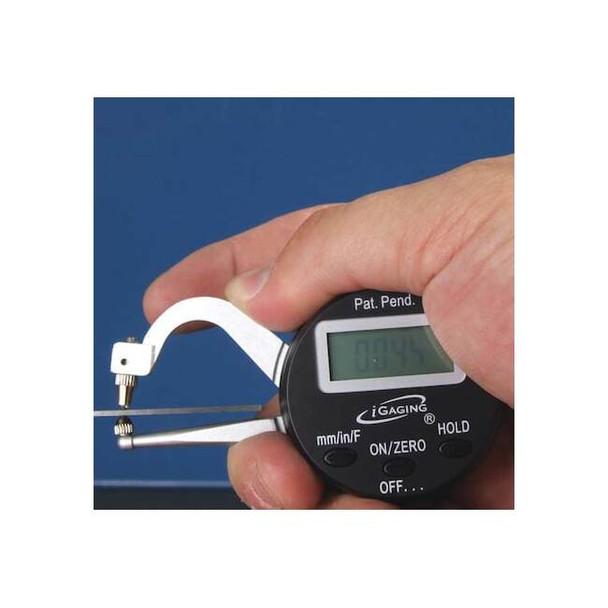 Baileigh Industrial Digital Thickness Gauge,0 to 1.000 in. B-MEASUREDT