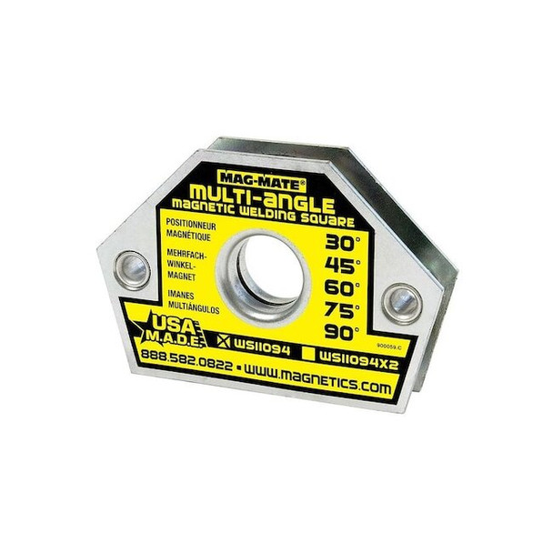 Mag-Mate Magnetic Weld Square,4-3/8x3in,55lb WS11094