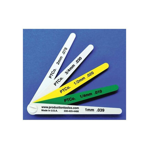 Assembly Tool Feeler Gauge,0.177 In Thick,4 In L Blade L - 5