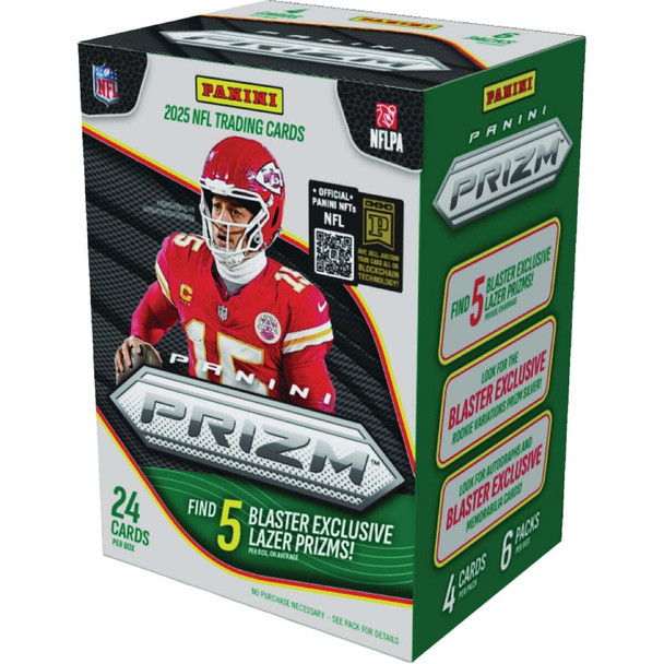 Panini 2025 Prizm Football Blaster Box 2-18740-20