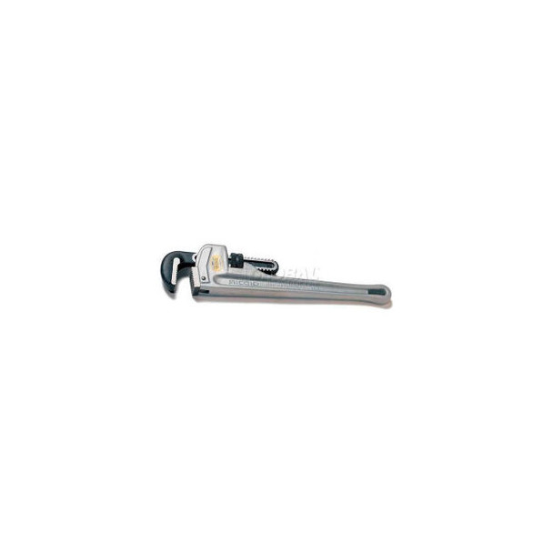 RIDGID 47057 812 12"" 2"" Capacity Aluminum Straight Pipe Wrench