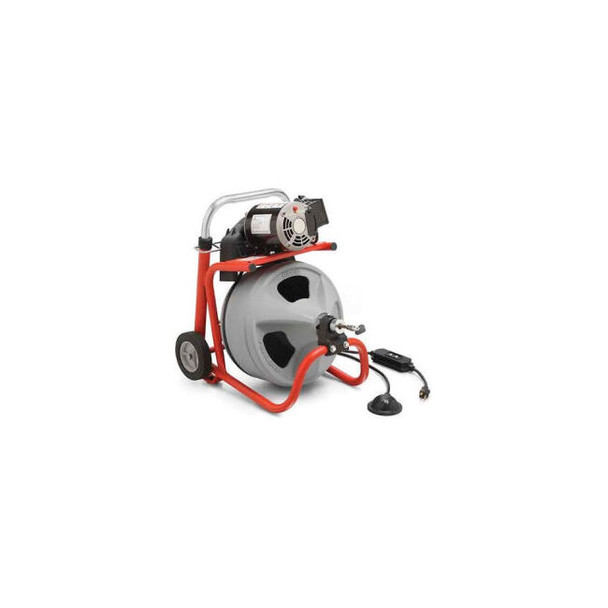 RIDGID K-400AF Drum Machine W/Standard Equipment 115V 75""L x 3/8""W Cable
