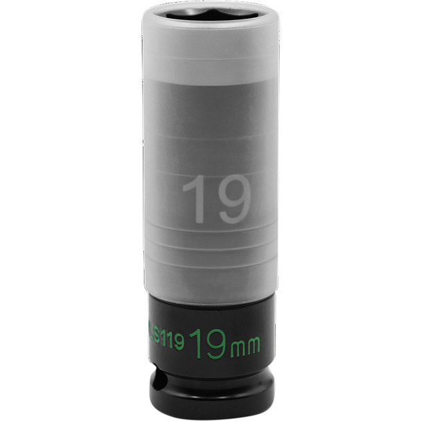 19MM THIN WALL IMPACT LUG NUT SOCKET - 1/2'' DR. TWLS119