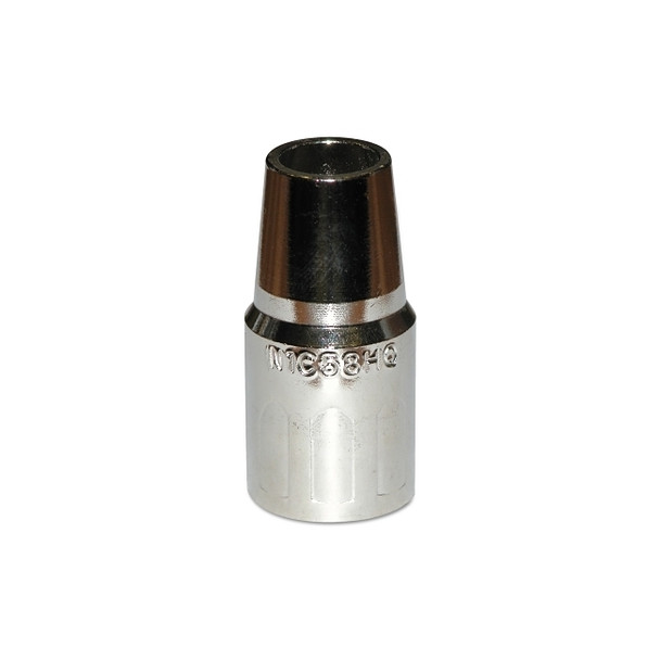 Quick Tip™ MIG Nozzle, Threaded, 5/8 in Bore, For Series 1 Tip, Plated Copper, Heavy Duty