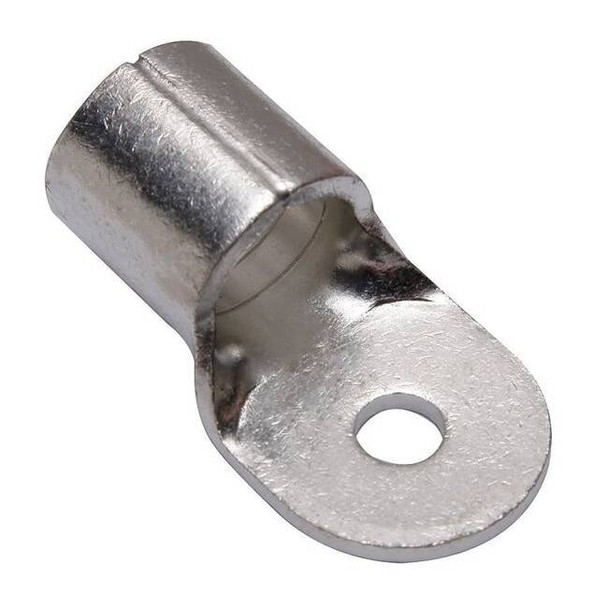 One-Hole Compression Lug, 300 kcmil Max, 3/8 in Stud, Long Barrel, Copper, None