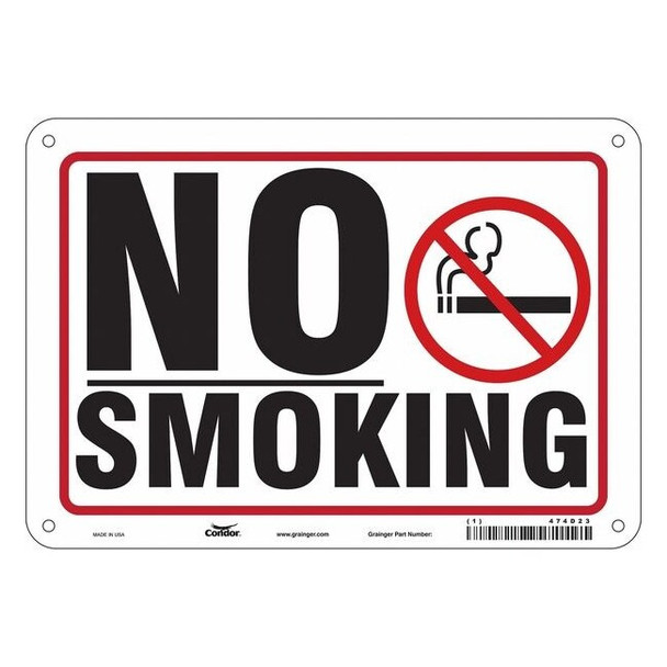 Condor Safety Sign, 7" H, 10" W,  Vertical Rectangle, English, 474D23 474D23
