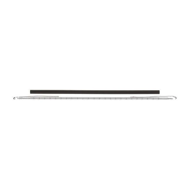 Fostoria IRTubeHeaterElement,Clear,Quartz,480VAC AGS2520