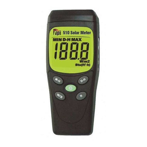 Test Products International Solar Power Test Meter,LCD,3 yr, Warr 510