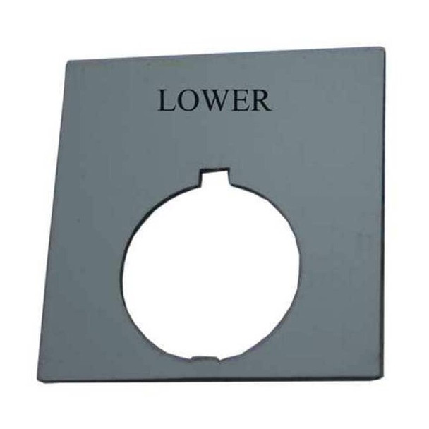 Eaton Legend Plate,Square,Lower,Black HT8SP23