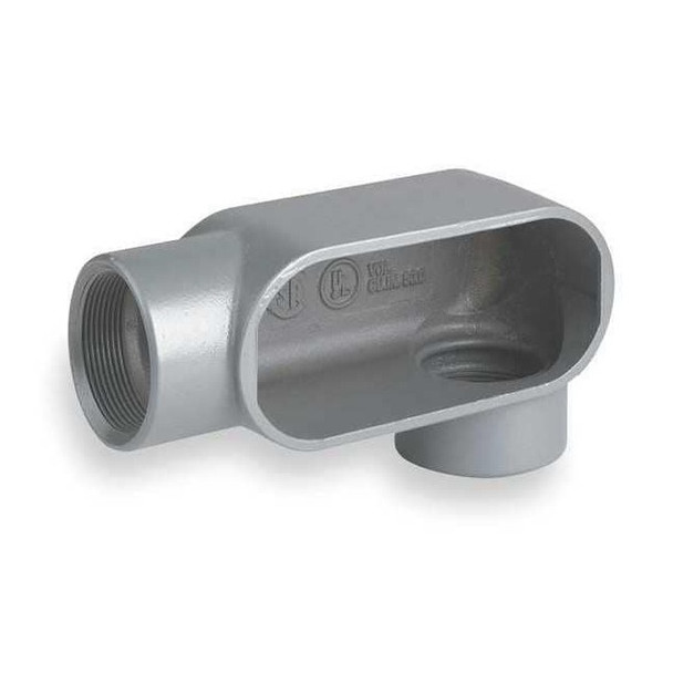Hubbell Killark Conduit Outlet Body,Iron,Trd Sz 2in LL67