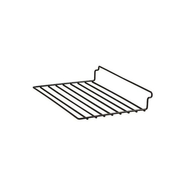 Econoco Shelf,Black,12 in. L,Semi-Gloss,PK6 EBL/812