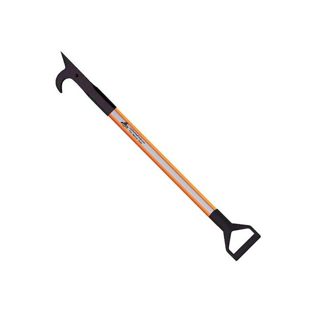 American Hook, 4 ft. Dog Bone Pole, HiViz Orange, D-Handle