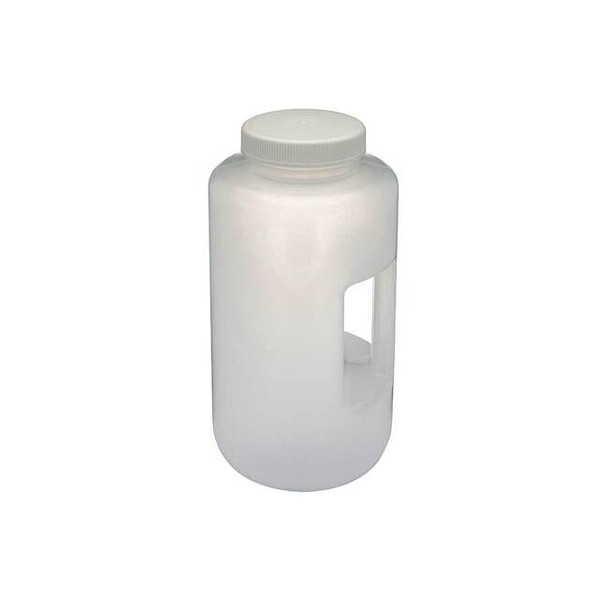 Globe Scientific Bottle, Wide Mouth with Handle, Round, PP, 4L 7154000