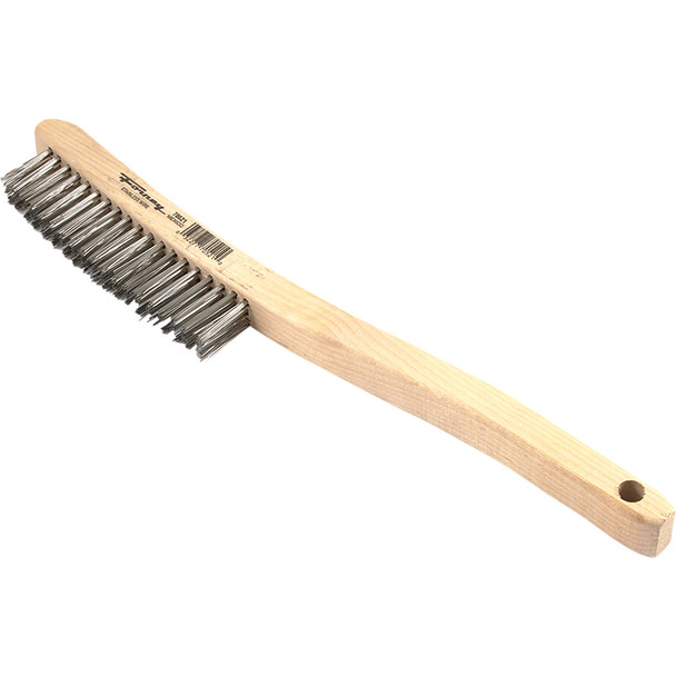 ScratchBrush wLongHand,StainlessSteel,3x19 Rows 70521