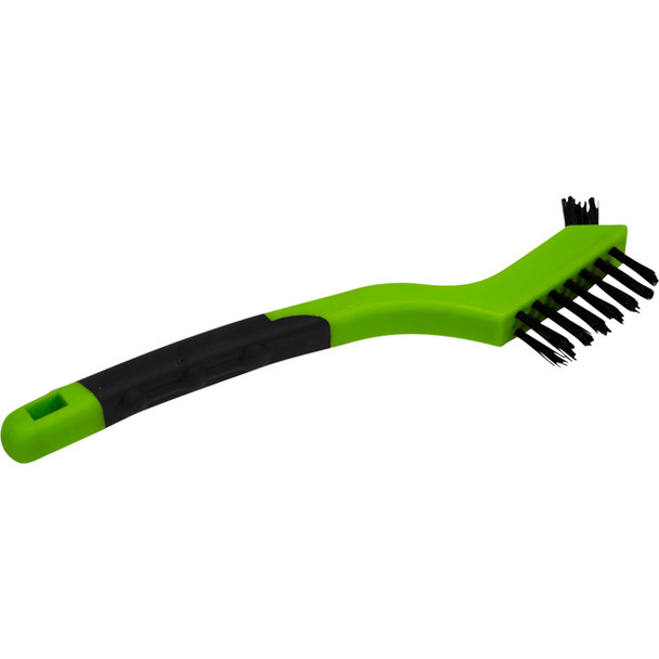 Scratch Brush wPlastic Handle,Nylon,3 x 7Rows 70526