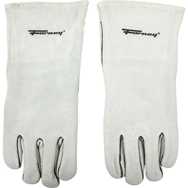 Gray Leather Welding Gloves (Men's L) 55200